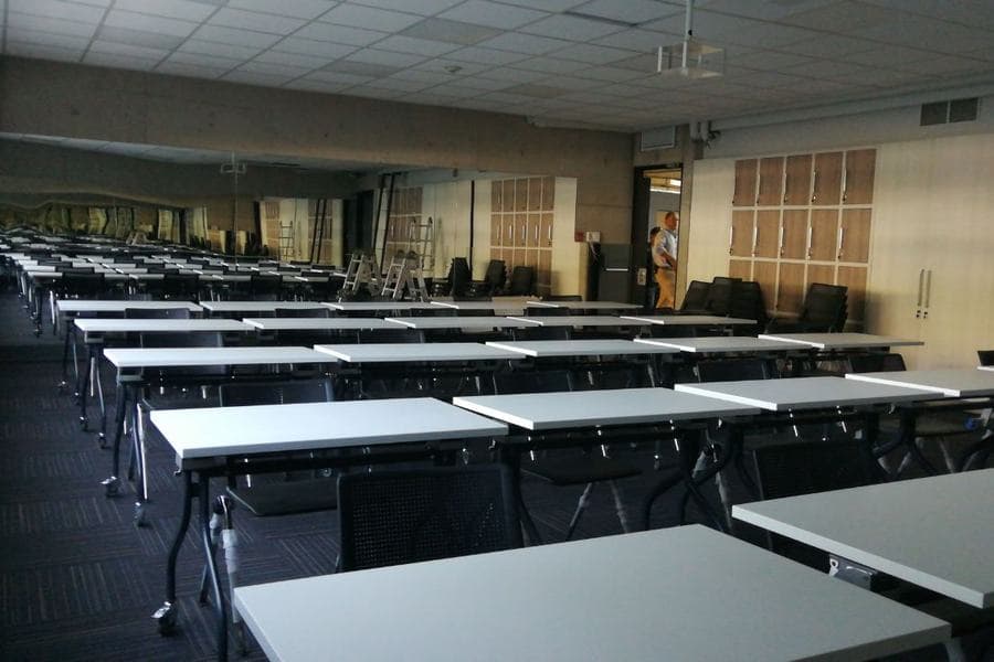 Sala docente habilitada en la Universidad del Desarrollo